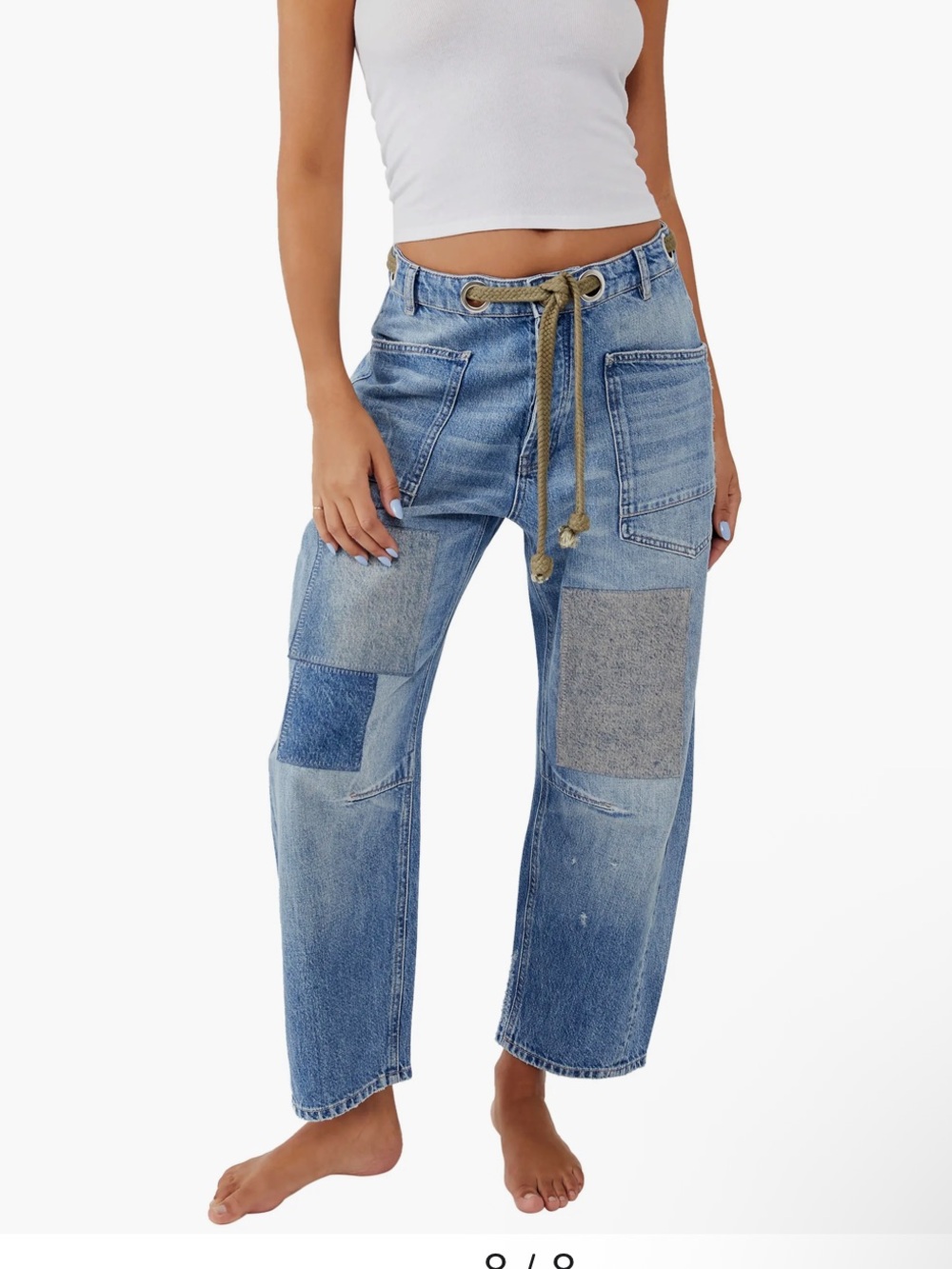 We The Free Moxie Mid Rise
Barrel Jeans size 29